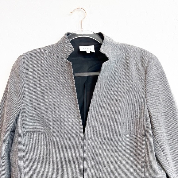 Akris Punto Women’s Knit Blazer Suit Jacket Black Zippers 10 - Picture 2 of 6